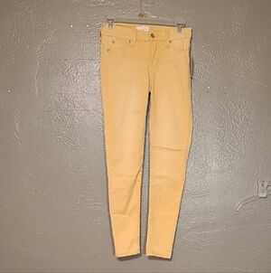 Celebrity Pink Women's Light Yellow Skinny Jeans Juniors Size 1/25